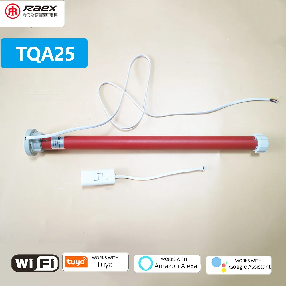 

Reax tuya индивидуальный трубчатый двигатель 25 мм 1,5 Н 100-240 В электрические рулонные жалюзи мотор для жалюзи DIY умный дом Wi-Fi двигатель для штор