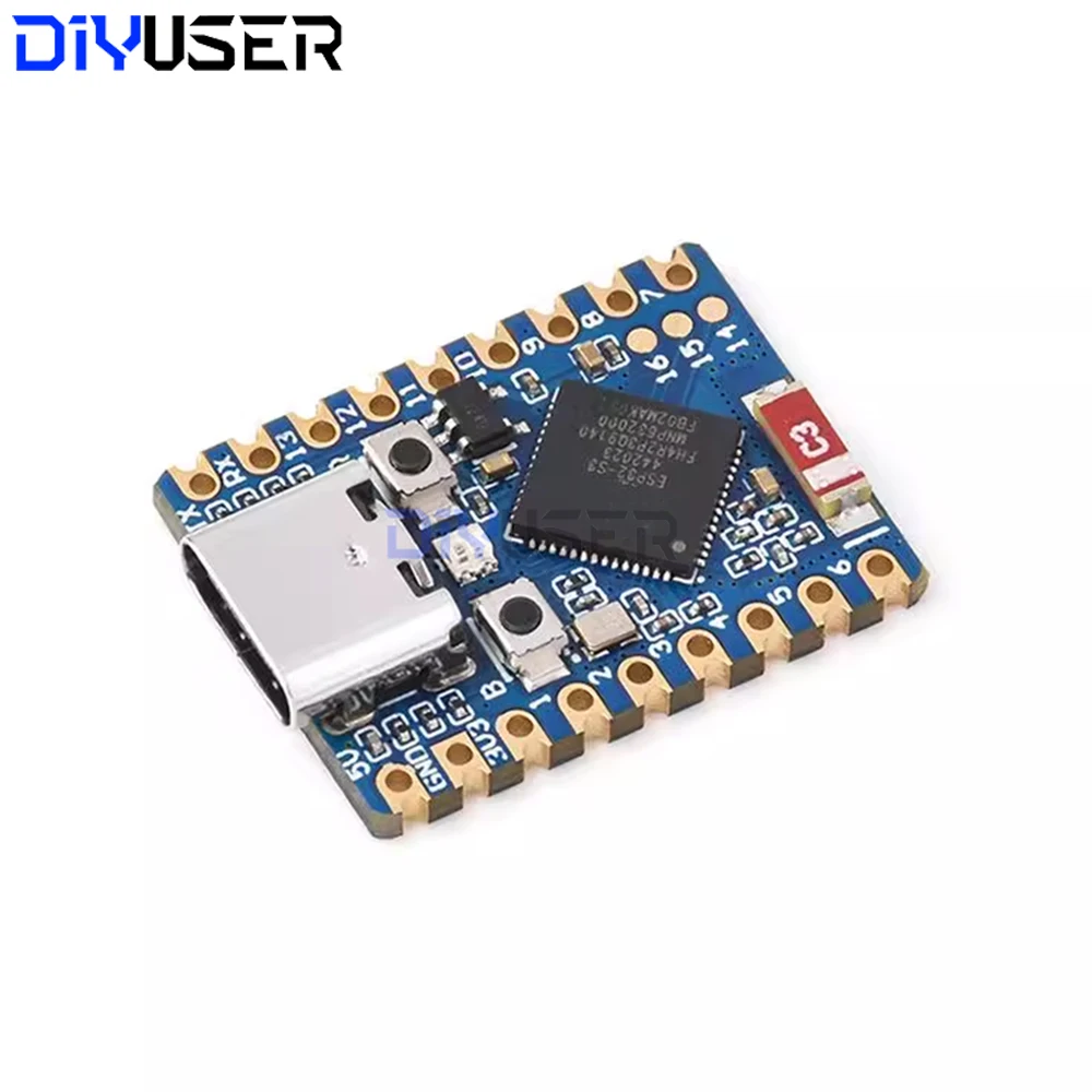 Płytka rozwojowa ESP32-S3-Zero WiFi Bluetooth LE Ultra-kompaktowa SMD 4MB Flash dla Arduino/Raspberry Pi z adapterem