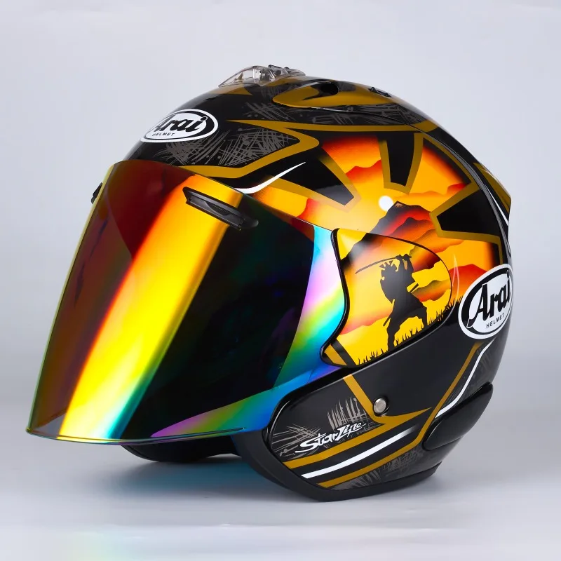 

SZ-Ram3 Pedrosa Samurai Half Face Helmet Motorcycle Helmet Riding Motocross Racing Motorcycle Open Face 3/4 Jet Helmet