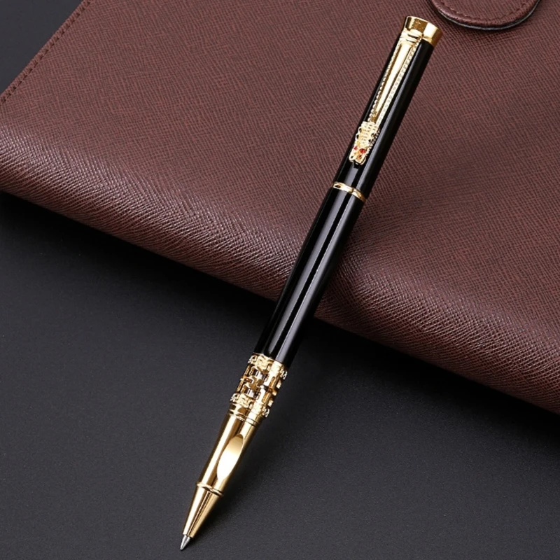 Design Full Metal Brass Roller Ballpoint Pen Business Men Gift Writing Pen Buy 2 Send Gift