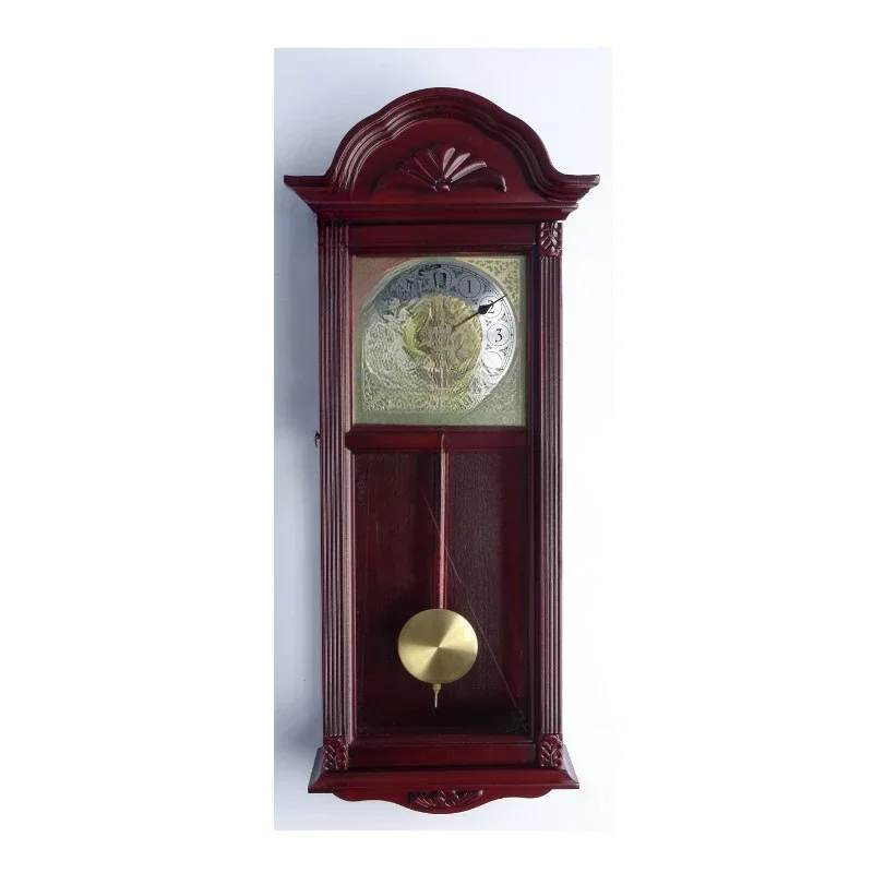 Wall Clock 625-253 Finish Vintage Home Decor Polished Brass Finished Pendulum Quartz Triple