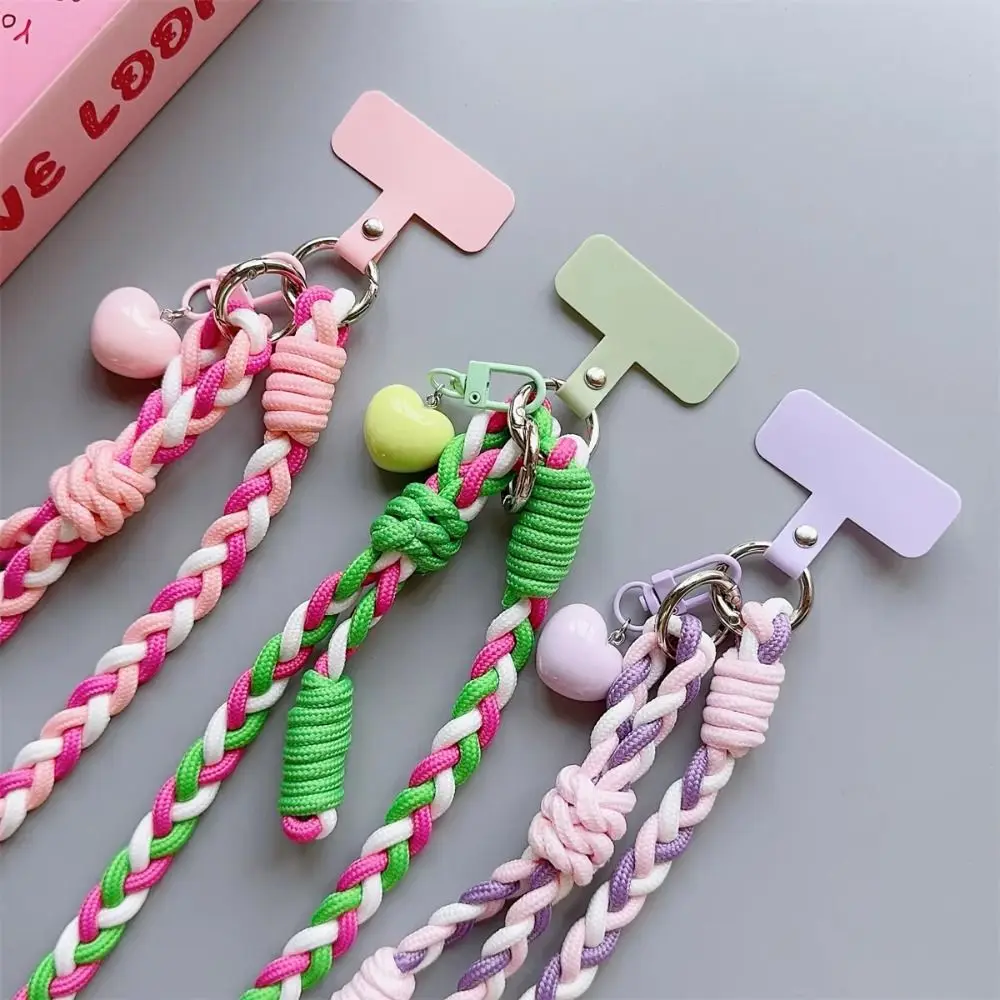 

Nylon DIY Phone Crossbody Chain Anti-loss Long Phone Hanging Chain Bag Chain Diagonal Mobile Phone Lanyard Christmas Gifts