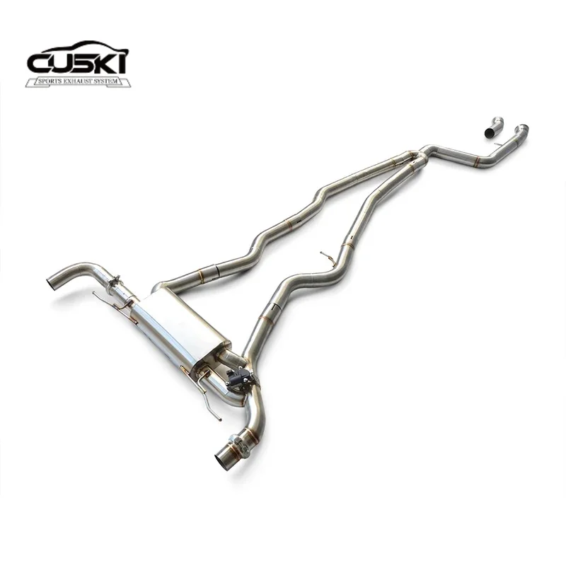 Stainless Steel Automotive Exhaust Parts fit BMW M240i/M240 3.0T G42 2019-2024 Cat-back external system Exhaust Modification Acc