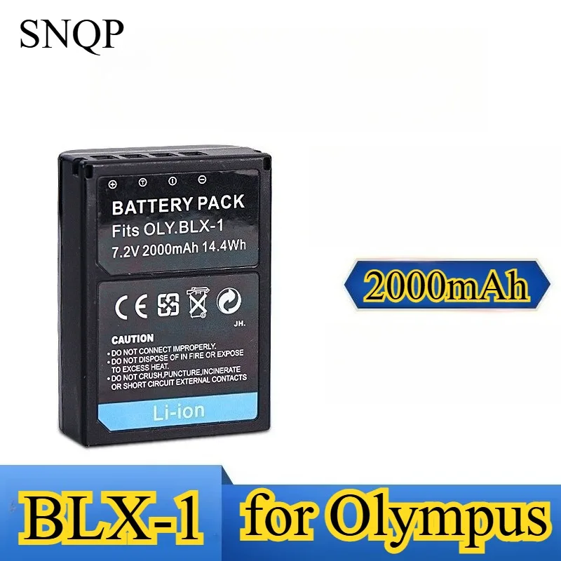 

2000mAh High-performance BLX-1 Battery Suitable for Olympus OM-1 OM1 Mirrorless Camera Long-lasting Shooting Safe and Durable