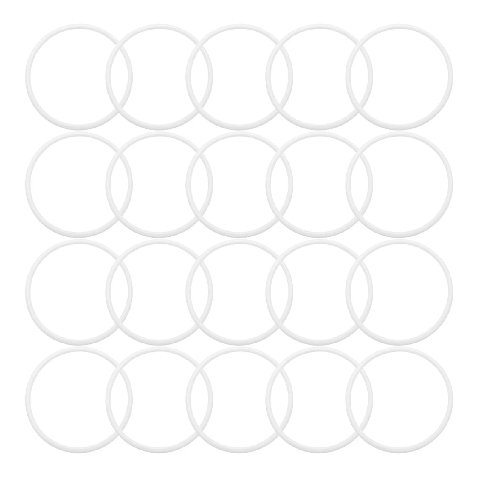 

30Pcs Plastic Rings for DIY Dream Catcher Hoops Craft Projects Wall Hanging Decor Macrame Plant Hanger Accessories