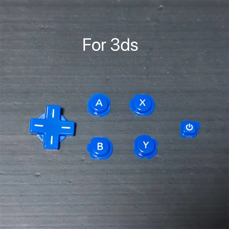 5 Pairs الأصلي الجديد ل 3DS اتجاه زر D الوسادة ABXY مجموعة زر الطاقة ل 3ds القديمة الصغيرة