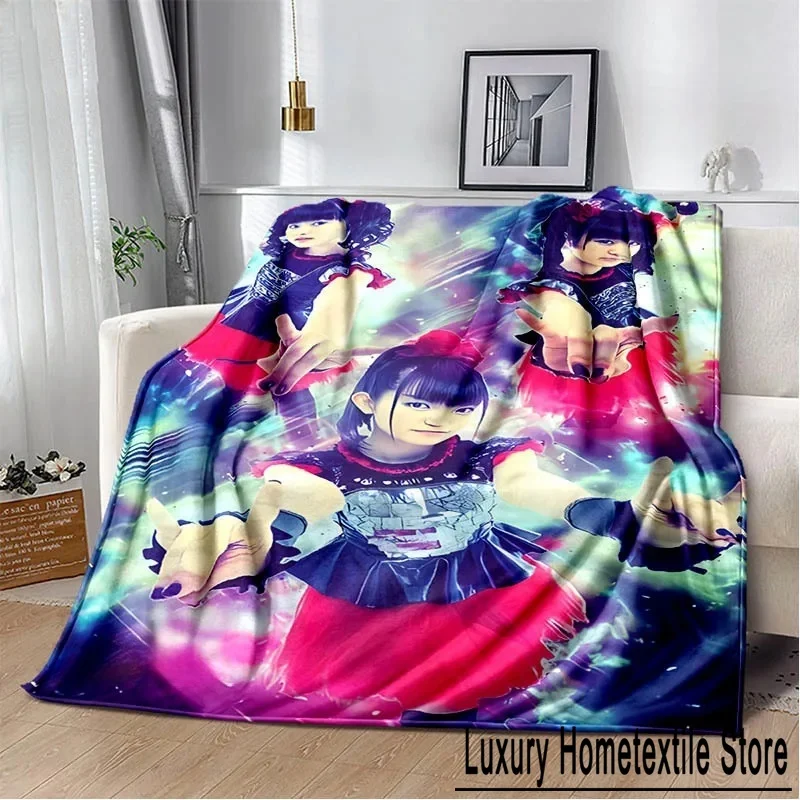 babymetal combination 3d printed blanket children warm blanket flannel soft and comfortable home travel blanket birthday gift