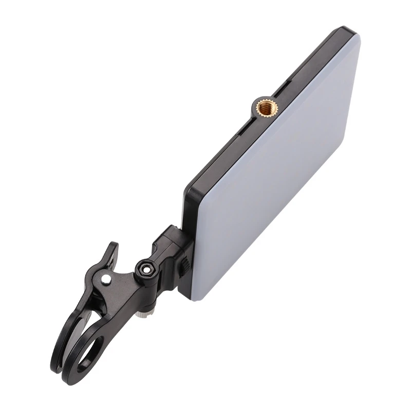 다기능 소프트 라이트 휴대폰 필 라이트, 컴퓨터 화상 회의 사진 포켓 라이트, 블랙, 60 LED, 2000Mah, 1 세트