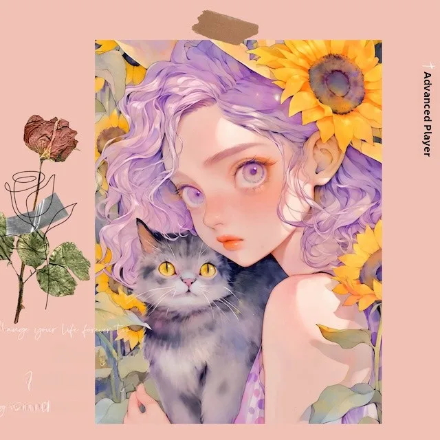 

Original 'Xiangyang' 16CT Accurate Print Cross Stitch Kit Beginner Friendly 25 High CT Fine Character Picture Cotton Fabric