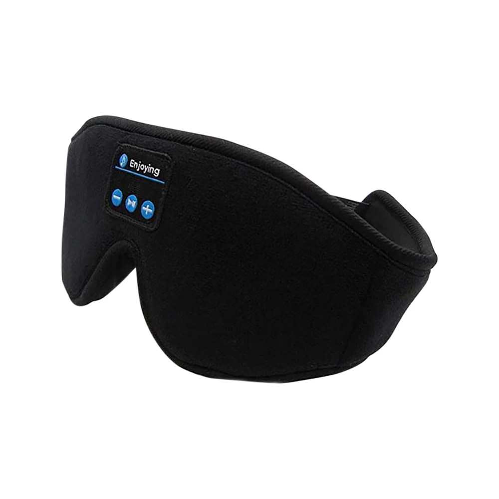 Sleeping Mask 3D Eye Mask HeadSet Headband Soft Elastic Comfortable Wireless Music Headset Eye Mask With Mic For Side Sleepers