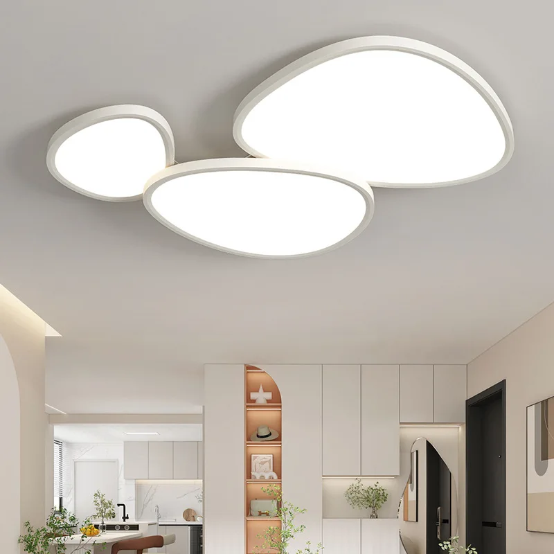 Cobble Deckenleuchte Moderne einfache atmosphärische Wolkenlampe Creme Windlampe