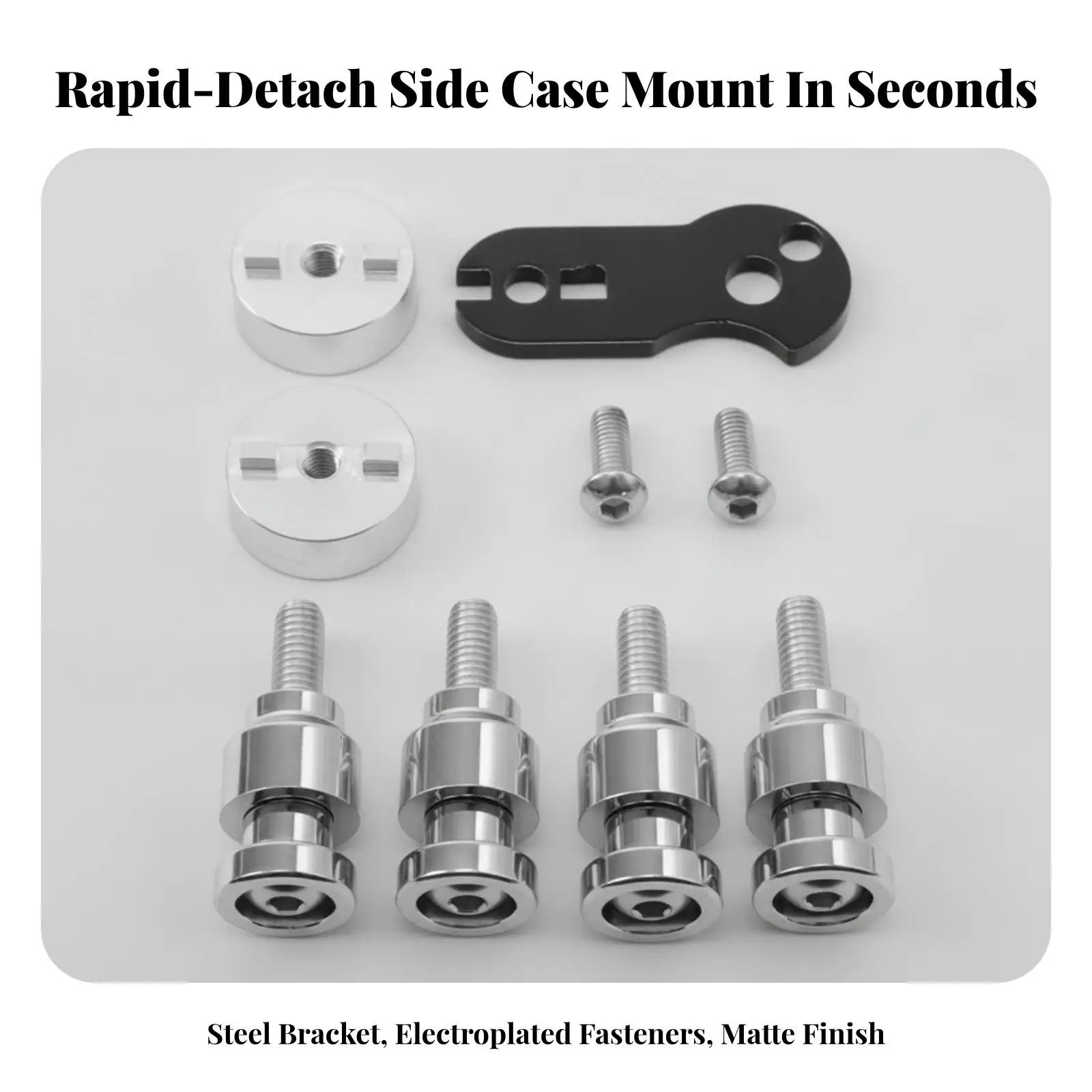 Mounting Kit Rapid Detach Motorcycle Saddlebag Mount Strong for Custom Builders