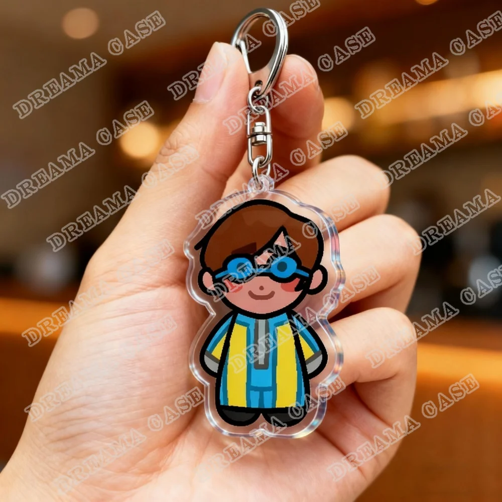 DISPATCH Z-Team الكرتون تشيبي المفاتيح الاكسسوارات حقيبة Charms Keyrings مجوهرات المشجعين الأصدقاء لعبة عشاق الهدايا #2