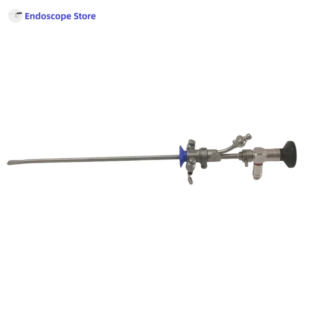 Medyczny Φ2,9 mm Φ4 mm 302 mm 0 °   30 °   Endoskop Endoskopowy Cystoskop Cystoskopowy mostek osłonowy z kanałem roboczym