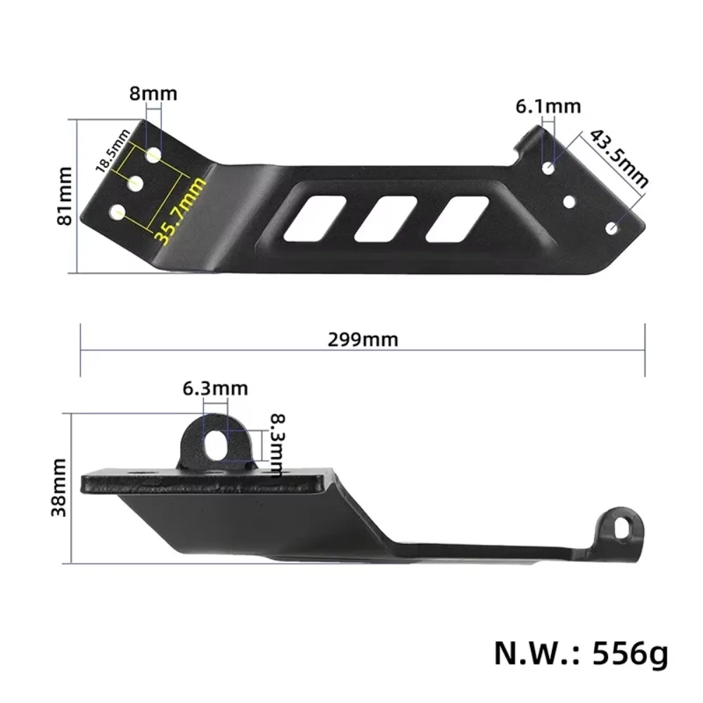 1SET Metal Material Front Arm Bracket Left Right Pair Replacement Parts for Kamikaze K1 K1 Plus Electric Scooter Long Lasting