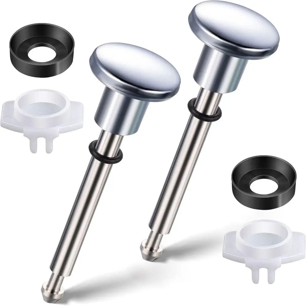 Leakproof Tub Spout Diverter Repair Kit Multi-functional Chrome Finish Diverter Valve Stems Durable Bathtub Leaky Faucet Parts