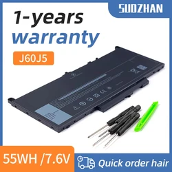 SUOZHAN Dell Latitude E7270 E7470 R1V85 MC34Y 242WD ์ฉ ํด๋์ฉ ๋ฐฐํฐ๋ฆฌ, J60J5