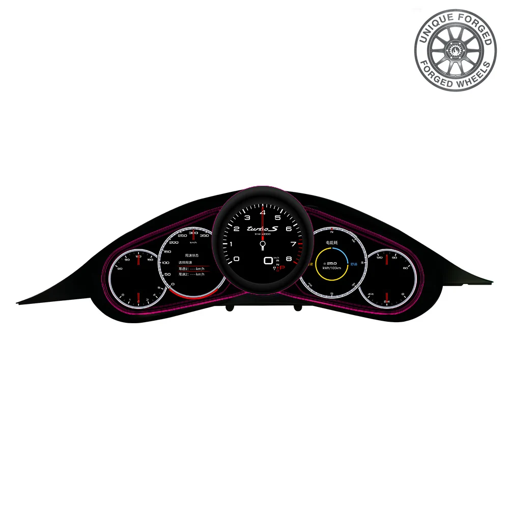 

Foforfor 12.3'' New Digital Cluster for Panamera 2010-2016 LCD Speed Meter Dashboard Panel Car Instrument Panel Screen