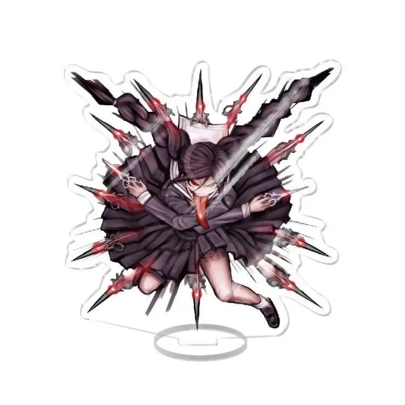 Anime Danganronpa 3 15cm Naegi Makoto Kirigiri Kyouko Hinata Hajime Komaeda Nagito Acrylic Stand Model Desk friend Cheistmas gif