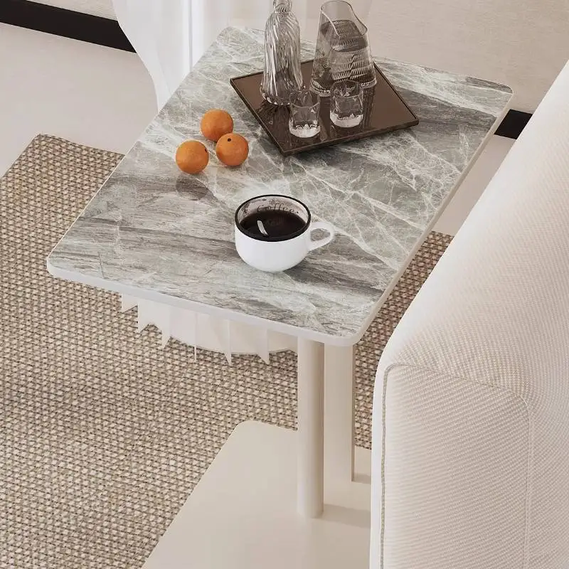 Tavolino da Caffè Moderno in Marmo Nero, Tavolo Centrale di Lusso, Tavolino Laterale, Mesa Lateral Nordic, Mesa De Centro, Arredamento per Soggiorno