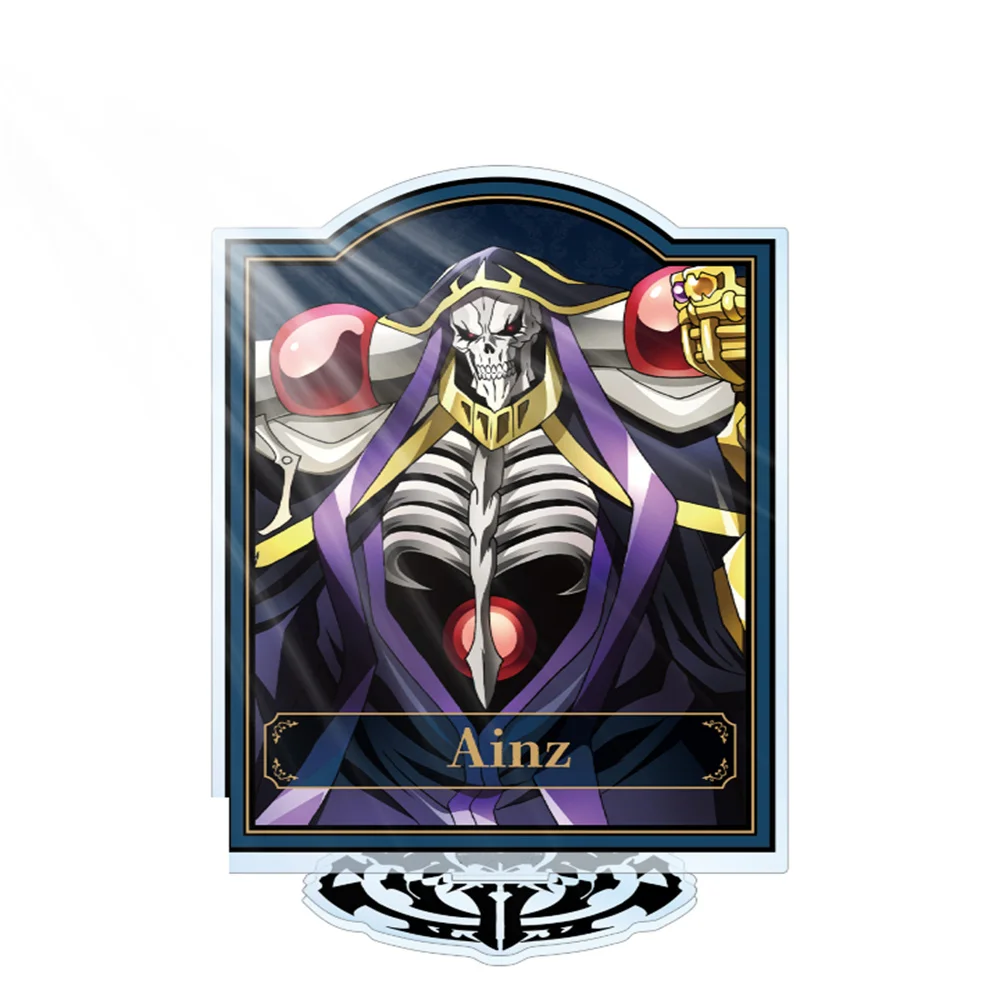 أنيمي أفرلورد 15 سنتيمتر الاكريليك حامل Momonga Albedo Shalltear Bloodfallen اكسسوارات ديكور الهدايا منضدية الزينة