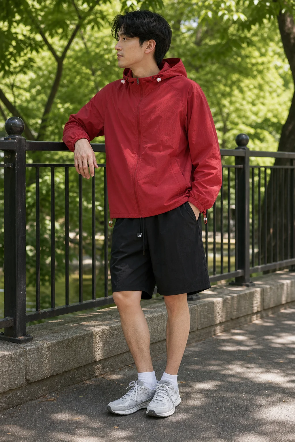 Couple Set Hot Spot Hooded Sun Protection Clothing Men's Summer New Breathable Outdoor Quick Drying Skin Suit Set