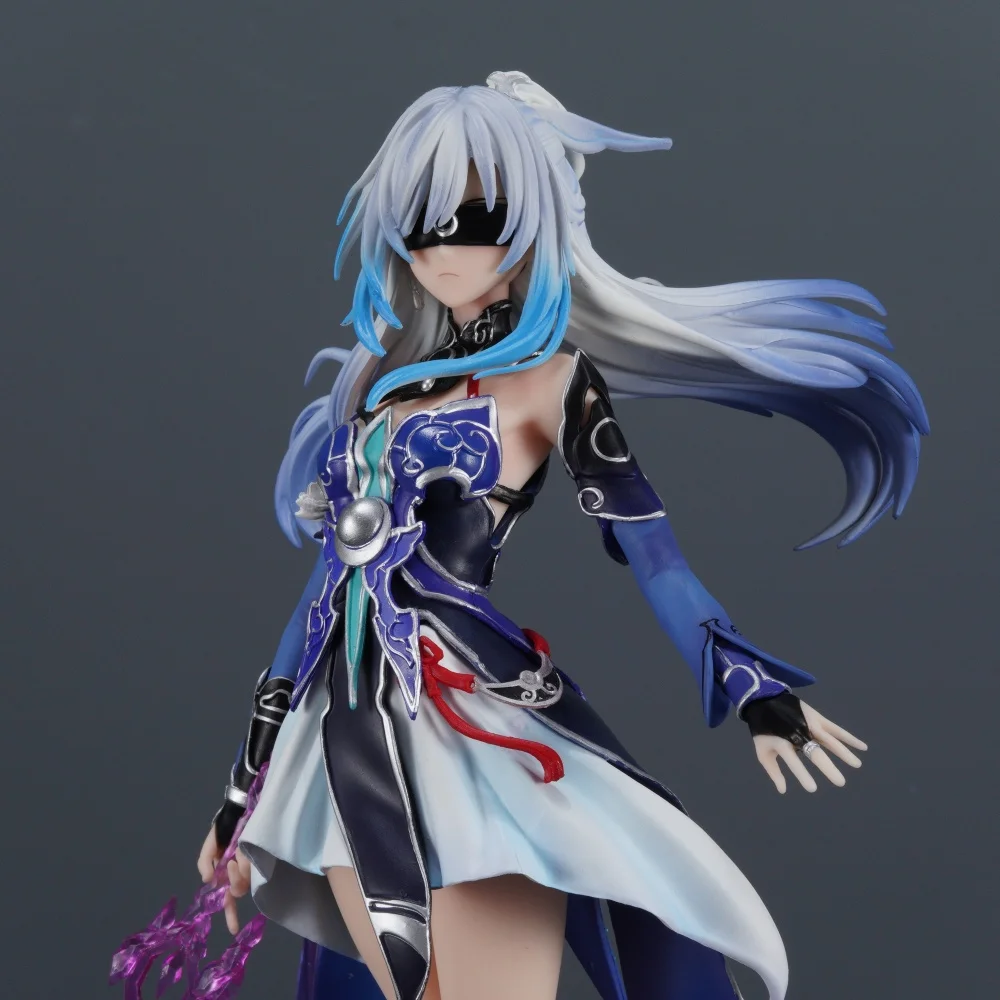 29cm/11.42in anime honkai estrela ferroviário figura jingliu figuras de ação estátua pvc desktop ornamentado coleção modelo brinquedos presentes