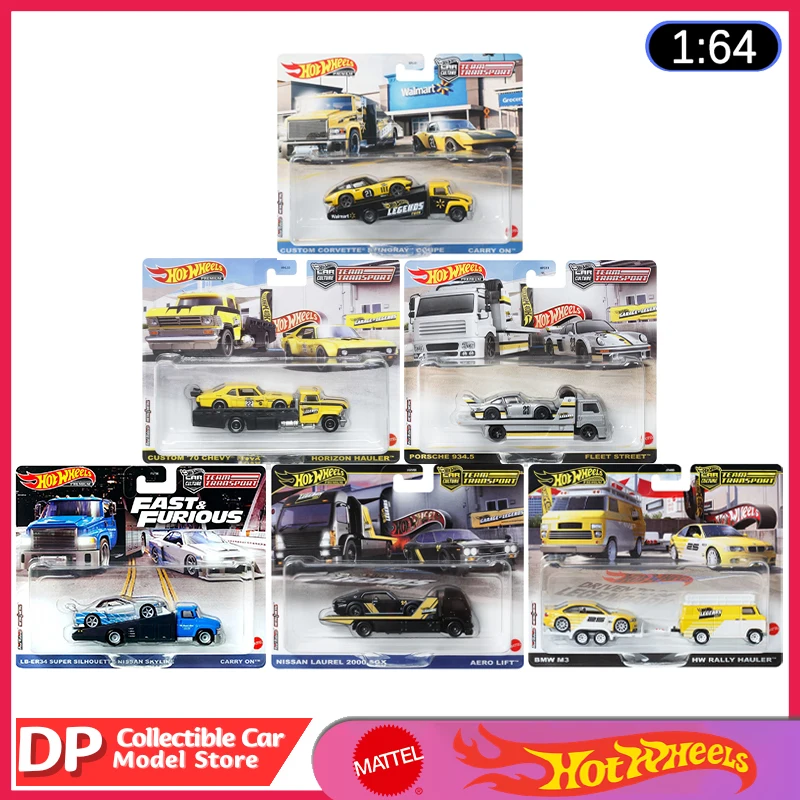 

Hot Wheels Car Culture Team Transport Legends Tour Exclusive and Fast & Furious Set 1:64 Collectible Diecast Vehicles Cars