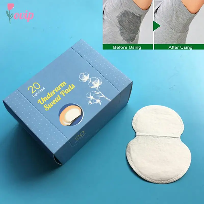 

20 Pair Hot! Underarm Dress Clothing Armpit Care Sweat Scent Perspiration Pad Shield Absorbing Deodorant Antiperspirant