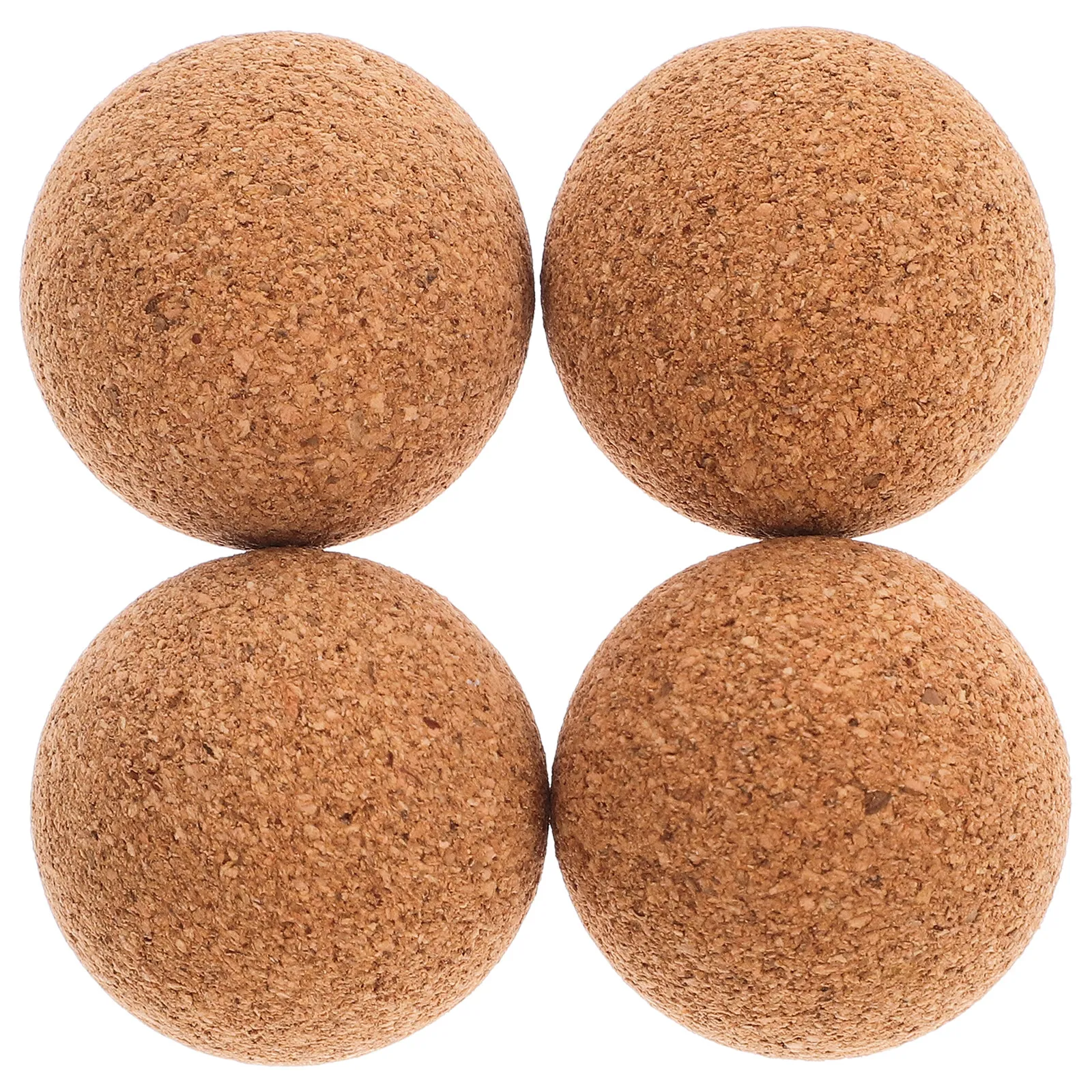 

4Pcs Natural Cork Foosball Balls for Table Soccer Replacement Set Eco Friendly Wooden Mini Ball for Indoor Game Play Desktop