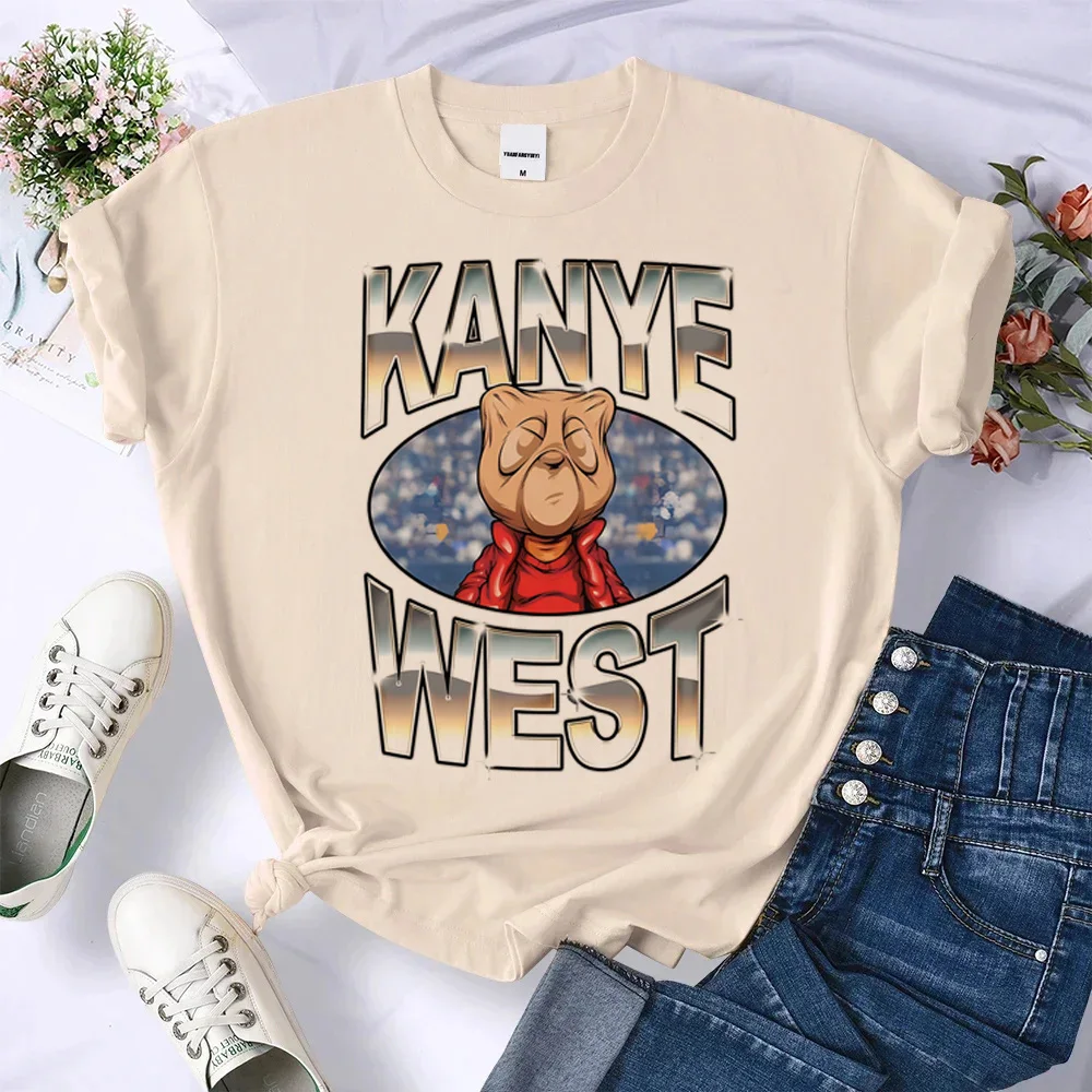 

Женские летние футболки Kanye West, Женская графическая одежда