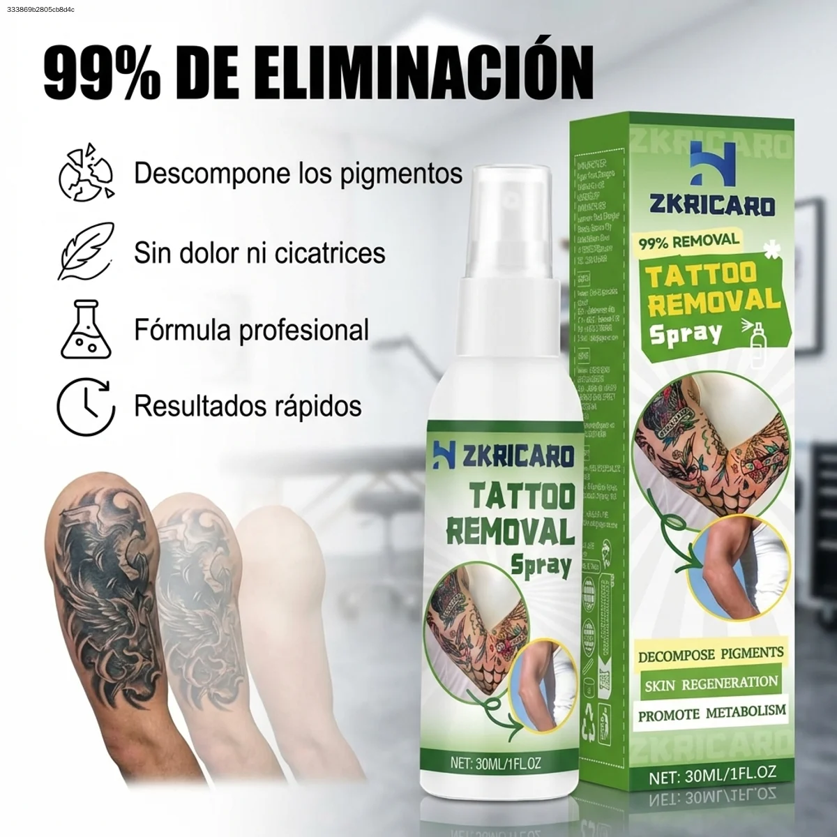 : Produtos para limpeza de tatuagens