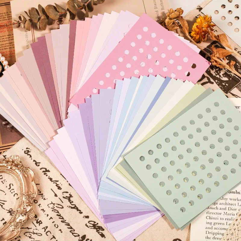 10pcs/lot Memo Pads Material Paper  woven dream Junk Journal Scrapbooking paper Cards Background Decoration Paper stationery