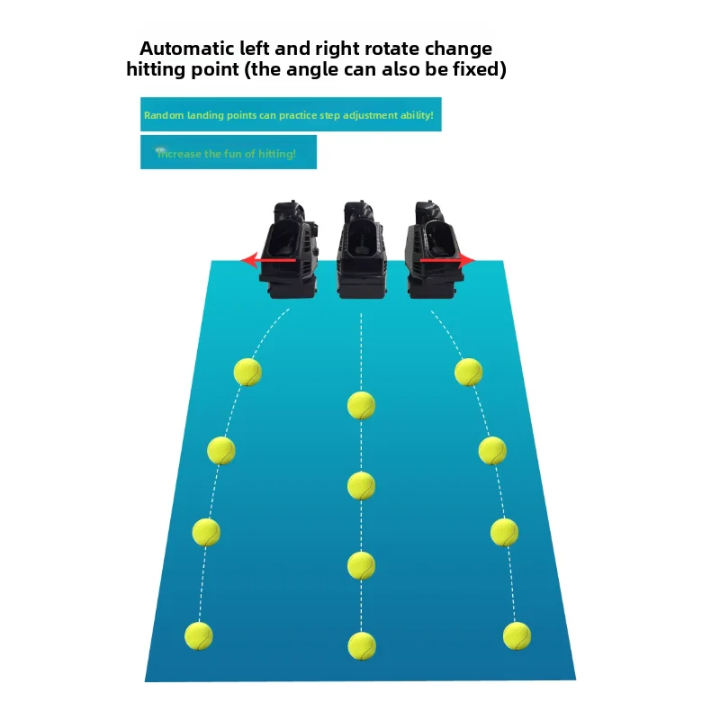 آلة رمي التنس مدرب الكرة آلة حزام واحد صافي ممارس معدات التدريب آلة الخدمة الذاتية الخاصة #6