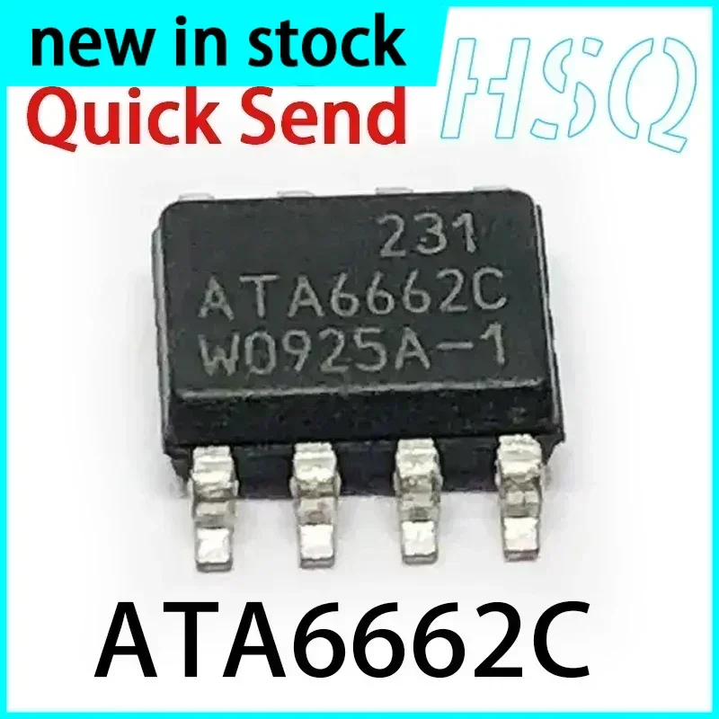 5PCS New ATA6662 ATA6662C SMT SOP8 CAN Communication Chip