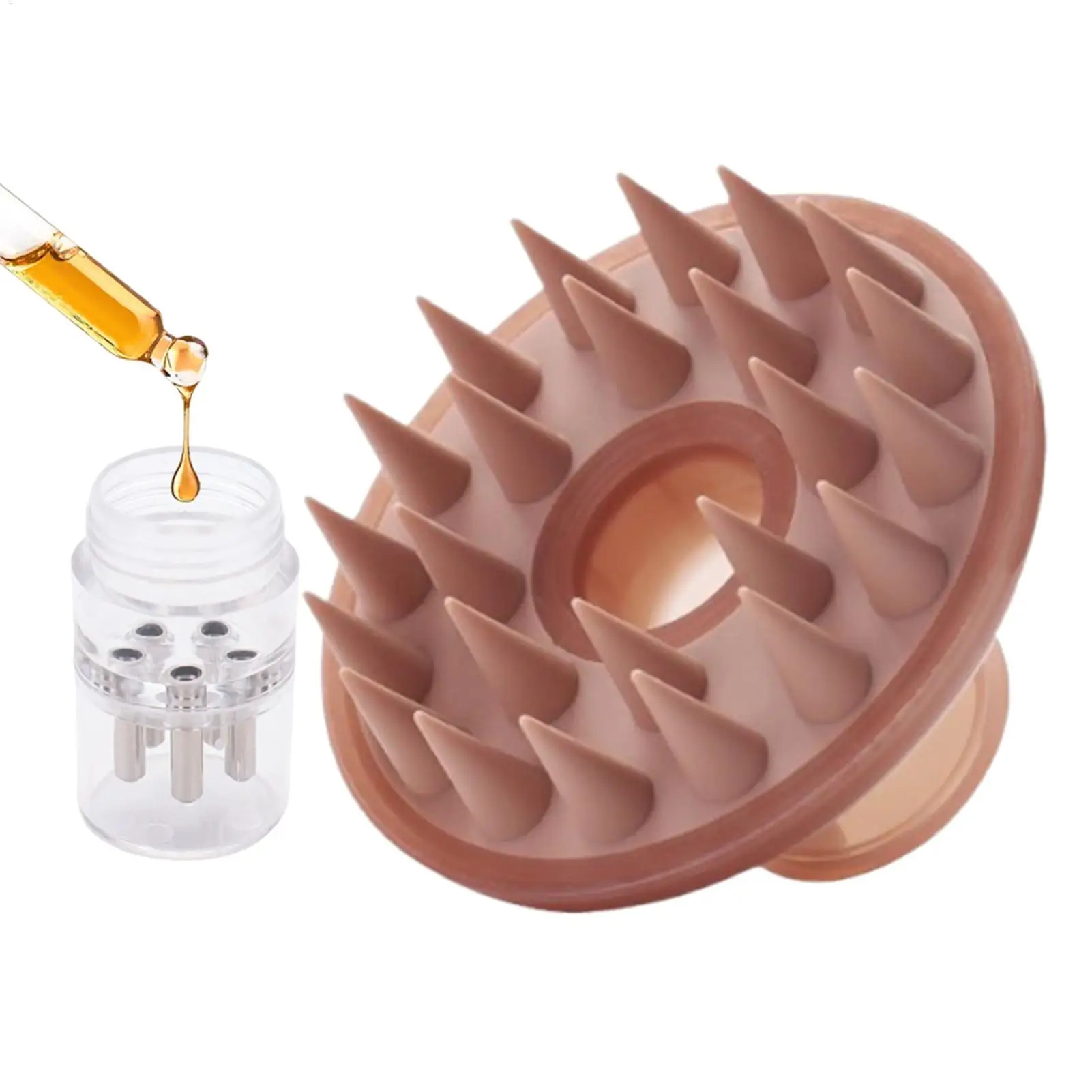 Silicone Scalp Massager Shampoo Brush Hair Stimulator Brush Bath Massage Brush Scalp Massager Hair Shower Brush