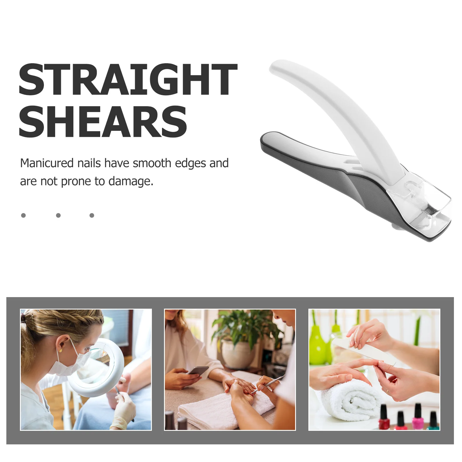 Valse Clipper U-vormige Anti-Splash Trimmer Voor Acryl Gel Nagels Fake Nail Cutter Matte Handvat Nail Tool manicure Benodigdheden