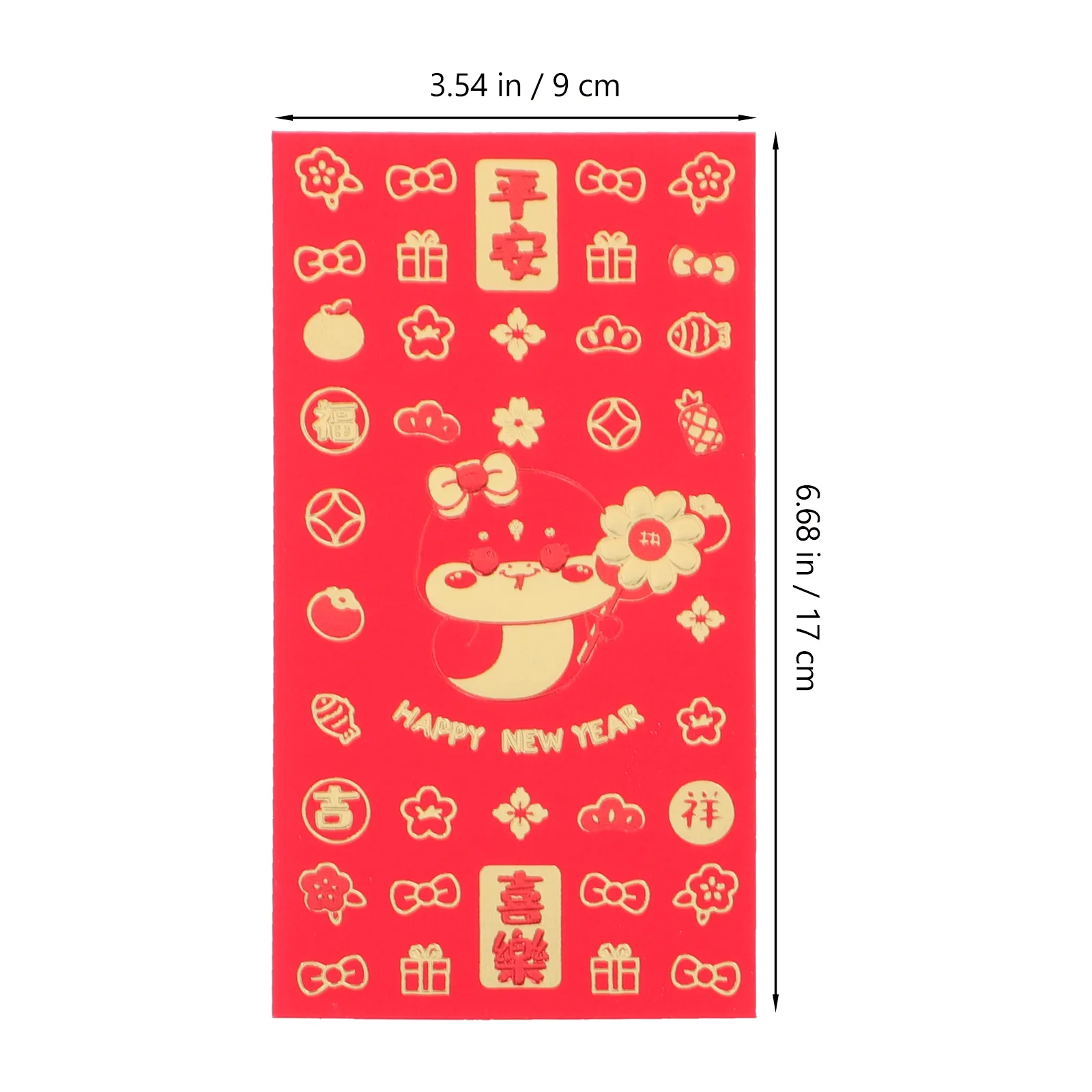 Рисунок 2 - 2025 змеиный год красные конверты