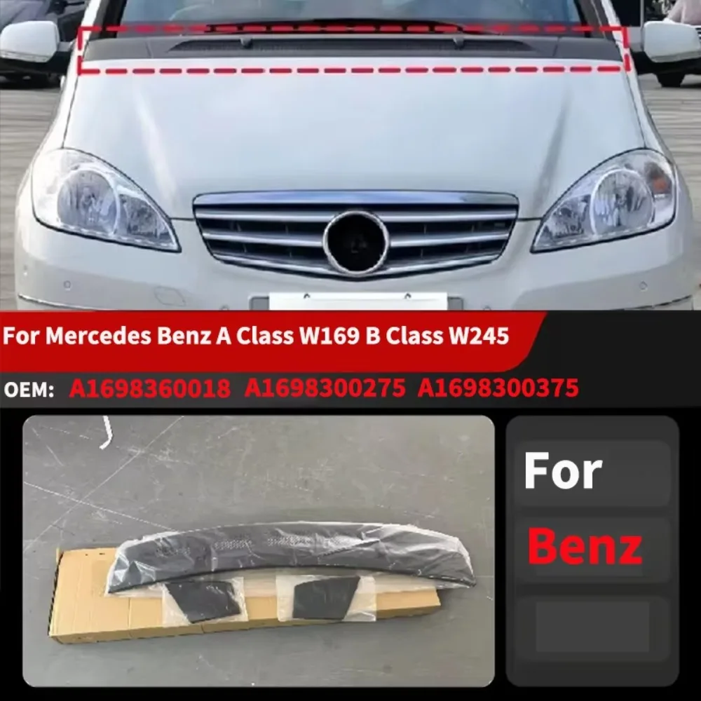 

Para Mercedes Benz Clase A W169 Clase B W245 nuevo 3 uds cubierta de drenaje de agua delantera de coche accesorios A1698360018 A