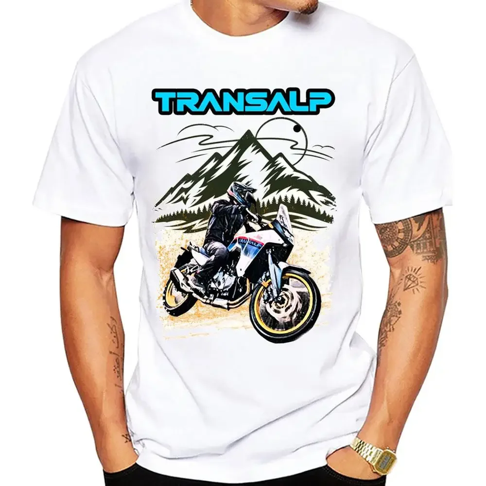 Transalp XL750 VS HONDACB750 Hornet Mountain Motorcycle Riding T-Shirt Men Short Sleeve Boy Casual Tops Japan Moto Sport Tees