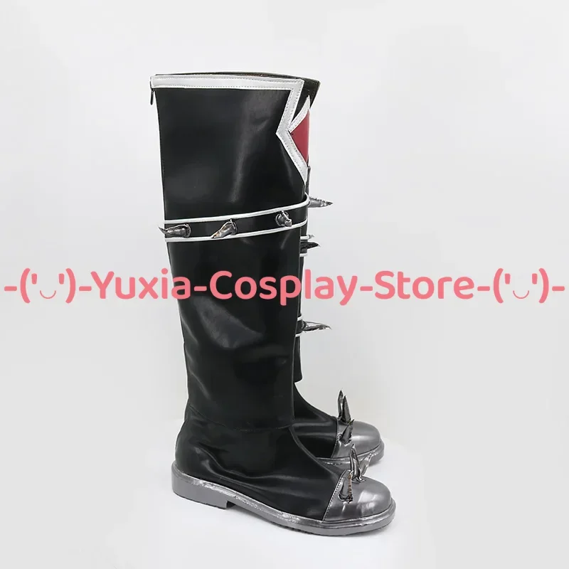 Yuxiacosplay! Buty Cosplay LoL Vi, rekwizyt postaci z anime, buty ze skóry PU, kostium na Halloween, karnawał, imprezę