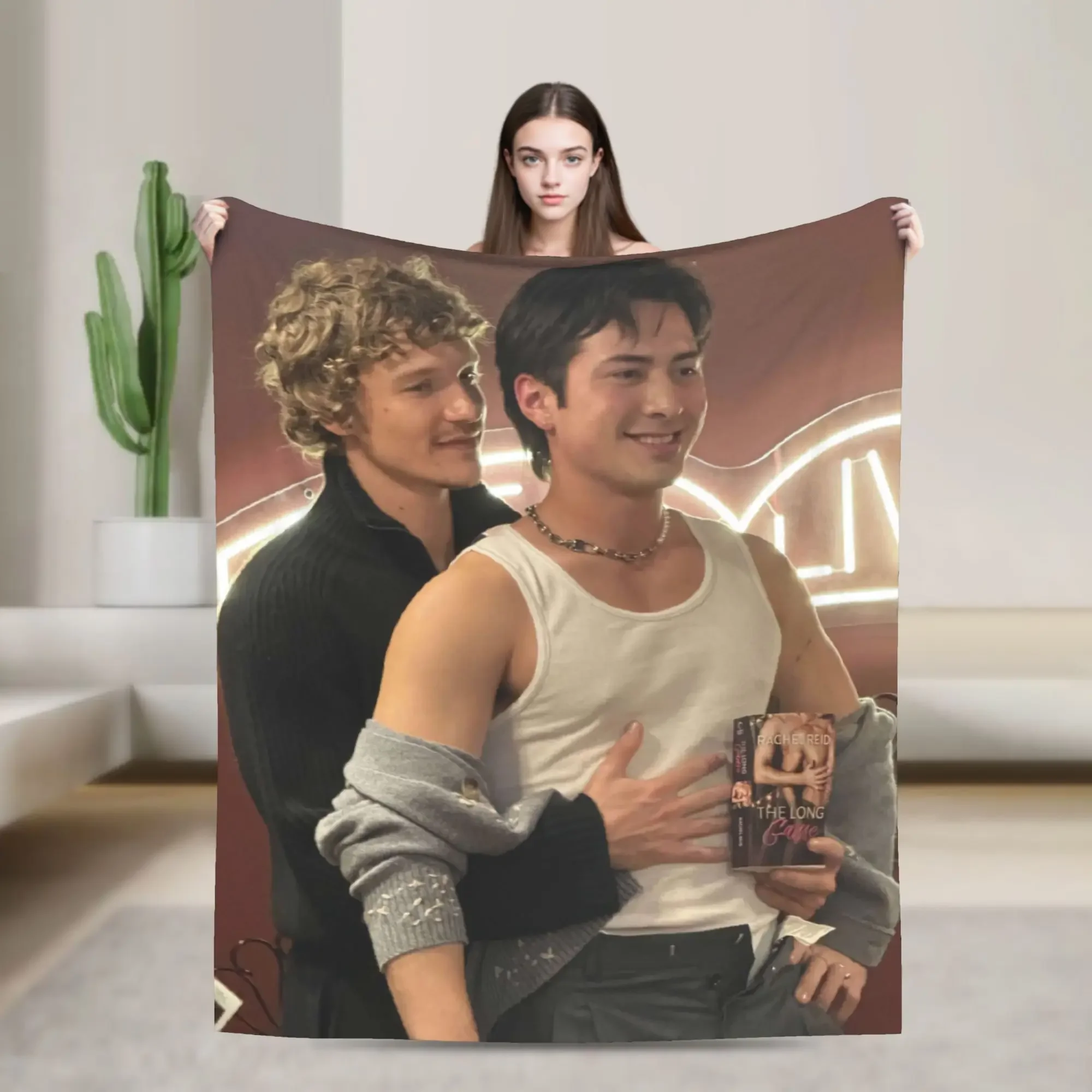 

Warm Comfy Heated Blanket for Travel Car Home Soft Bedding Throw for Decor Perfect Gift for Shane and Ilya