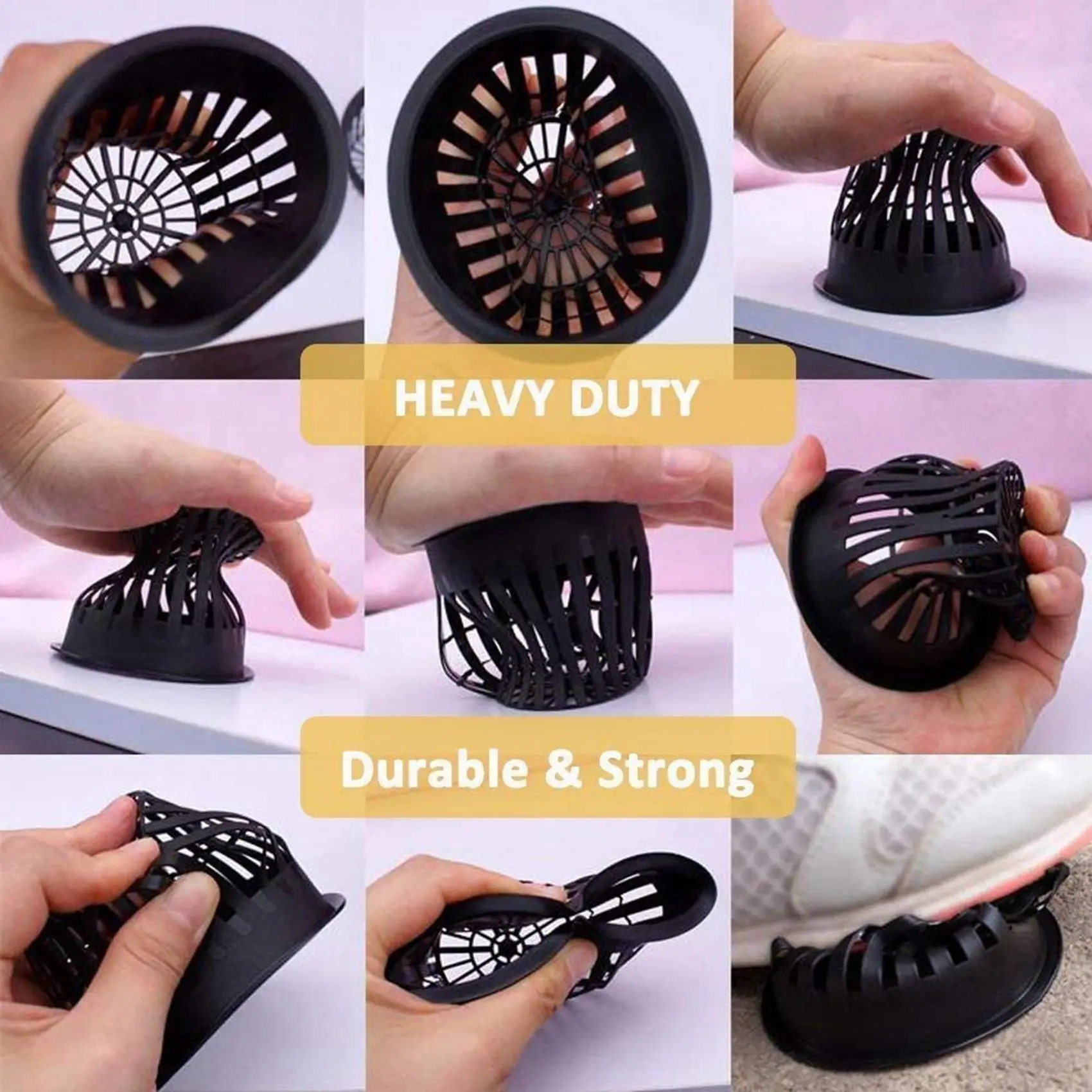 SYW-45 Pack 4 Inch Net Cups Slotted Mesh Wide Lip Filter Plant Net Pot Bucket Basket For Hydroponics