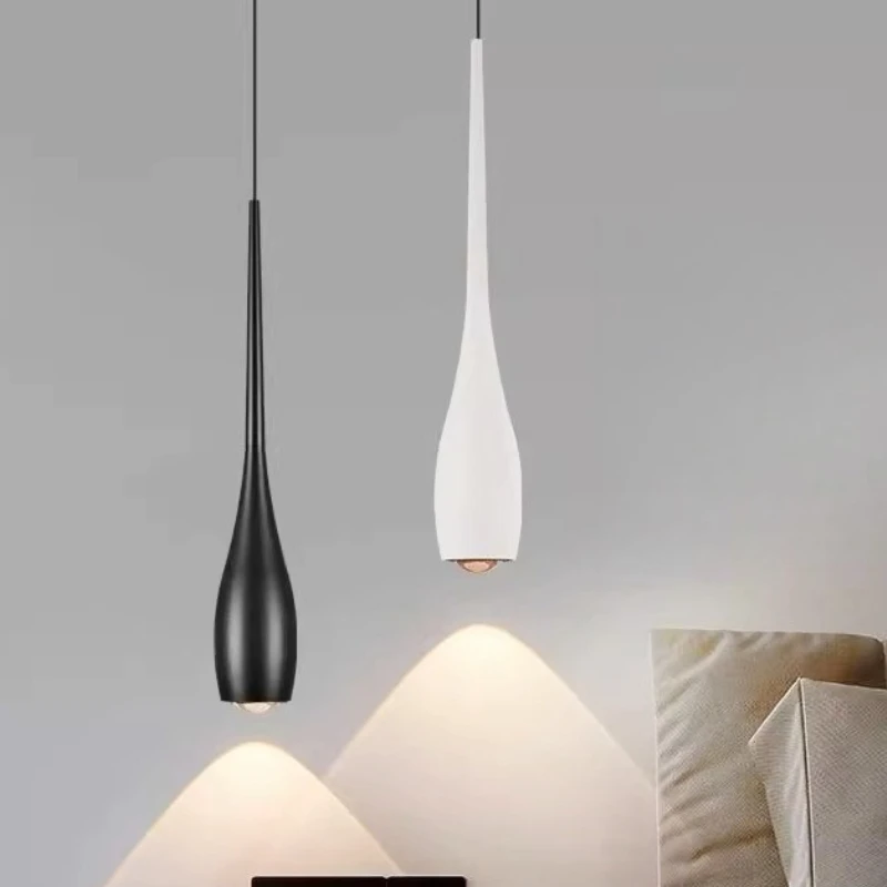 

Светодиодный роскошный подвесной светильник, современная кухня, спальня, обеденный стол, подвесной светильник для столовой, черный металлический абажур с высокой прозрачностью