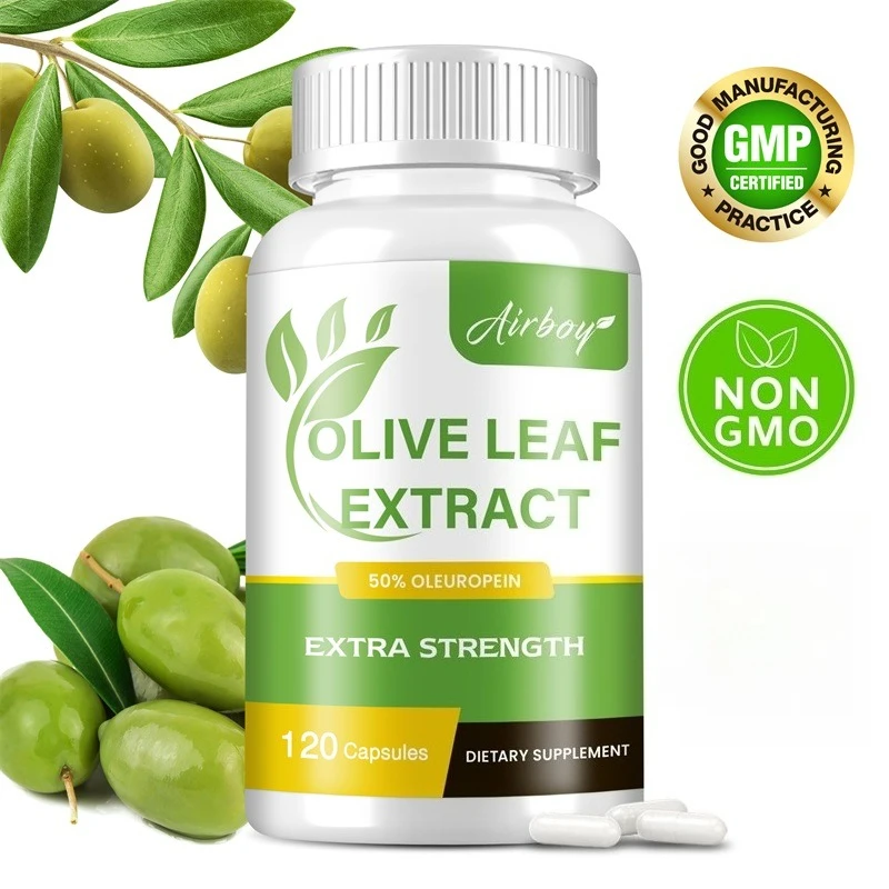 

Olive Leaf Extract - Antioxidant, Immune Support, Promotes Heart and Cardiovascular Health, Improves Energy Levels
