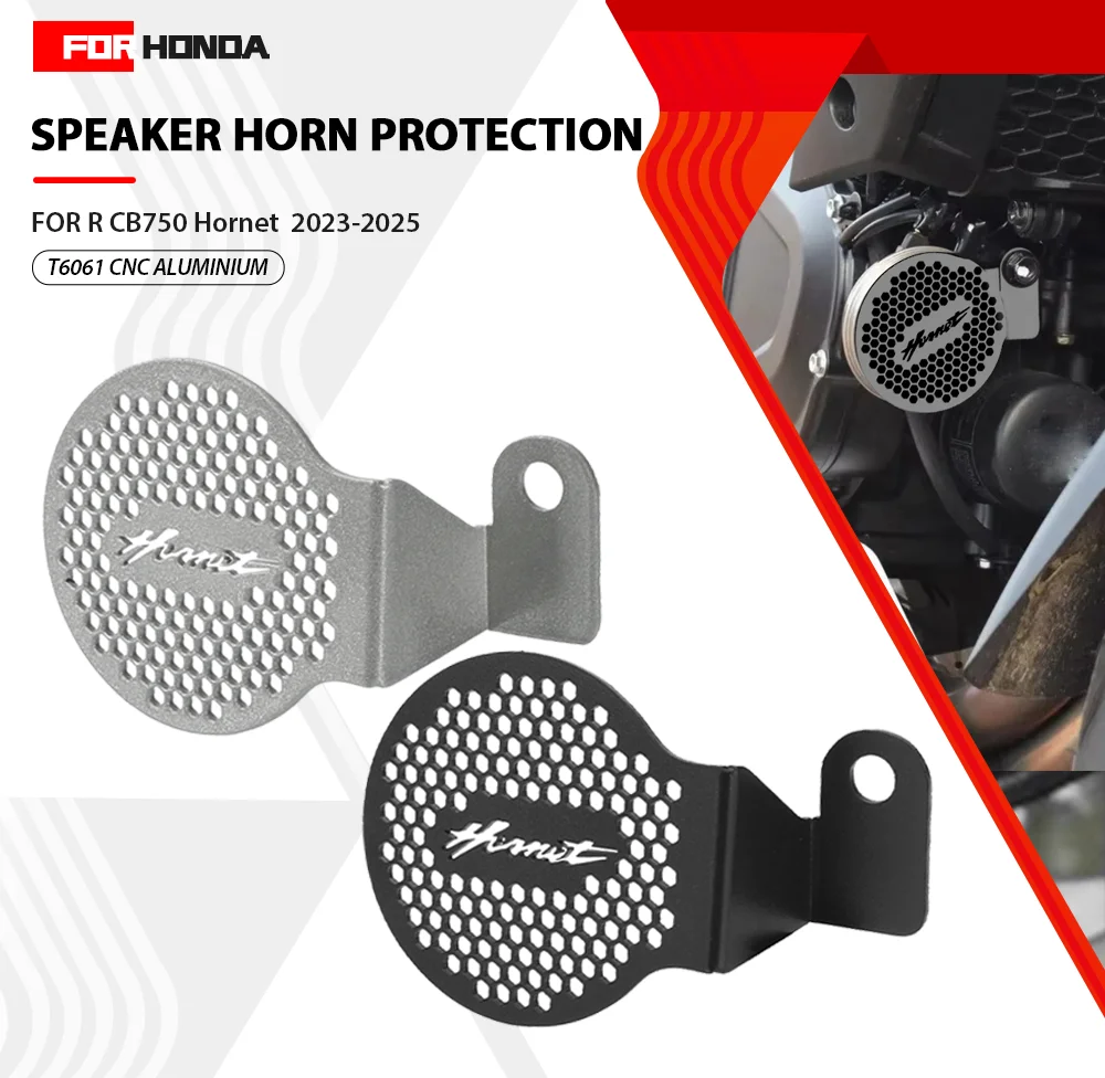 

For Honda CB750 HORNET 2022 2023 2024 2025 Motorcycle Horn Covers Guard Protective Horn Speaker Bugle Cover Trumpet Part CB 750