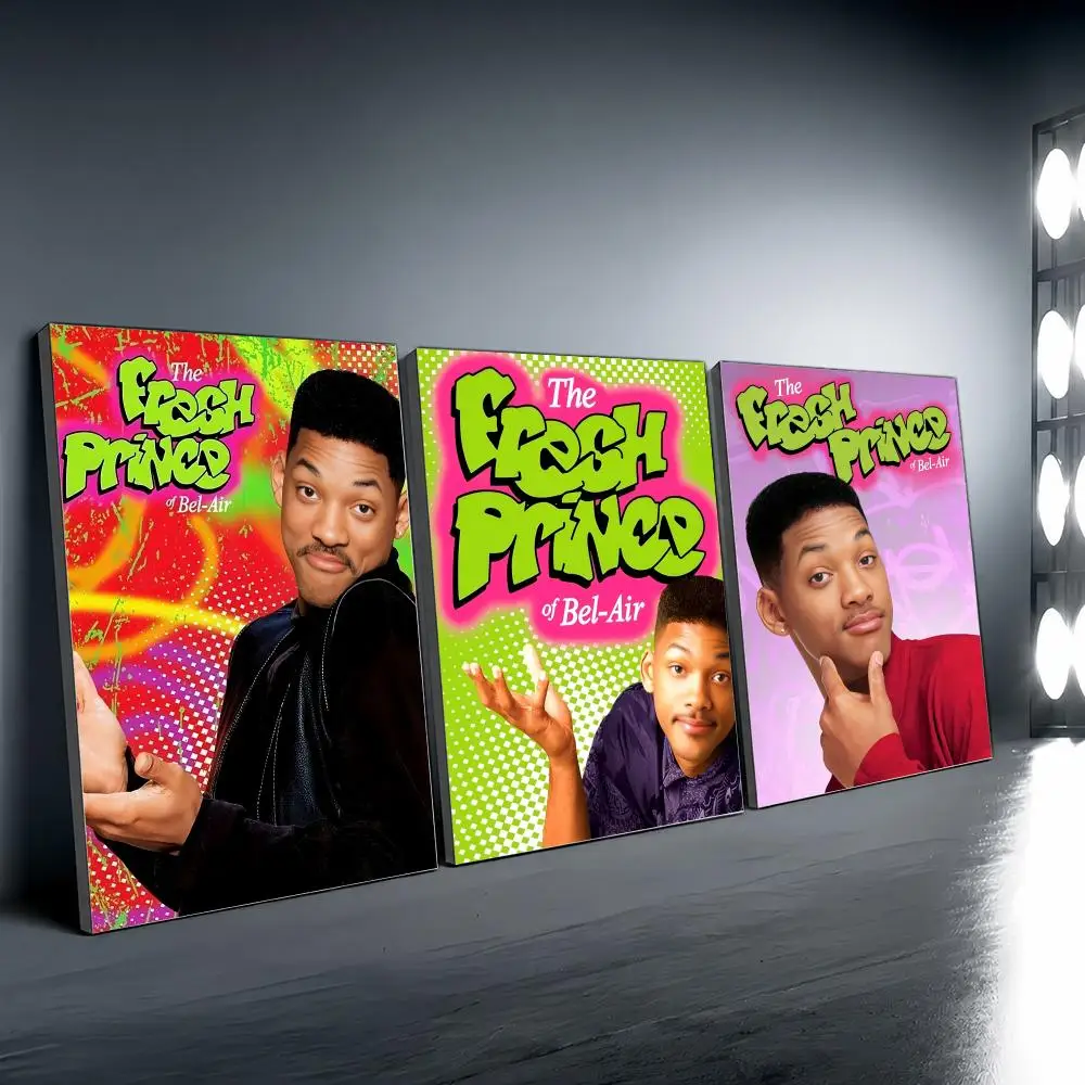 The F-Fresh Prince of Bel-Air Movie Painting Calligraphy Modern Canvas Wall Art for Bedroom & Living Room | Home Decor Gift