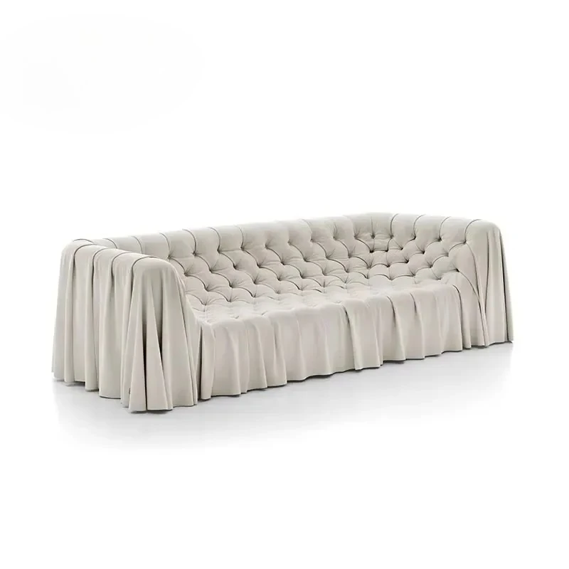 #Italian Latest Design Italian Sofa Tufted 3 Seater Chesterfield Tufted Sectional Sofas Leather Tufted Sofa for Villa