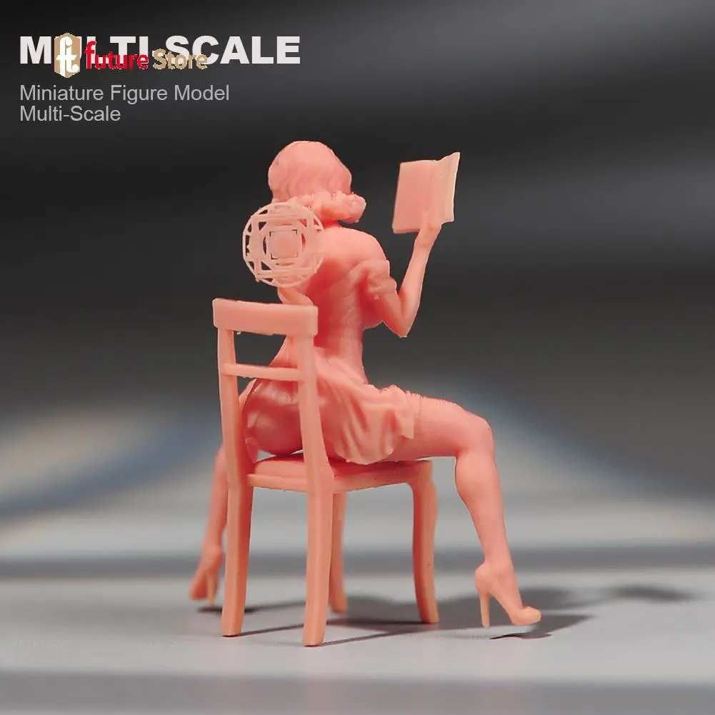 شخصية مصغرة 1/87 1/64 1/43 1/24 1/18 راكع فتاة الجمال ديوراما دمية صغيرة نموذج التصوير الإبداعي المشهد الدعامة العرض