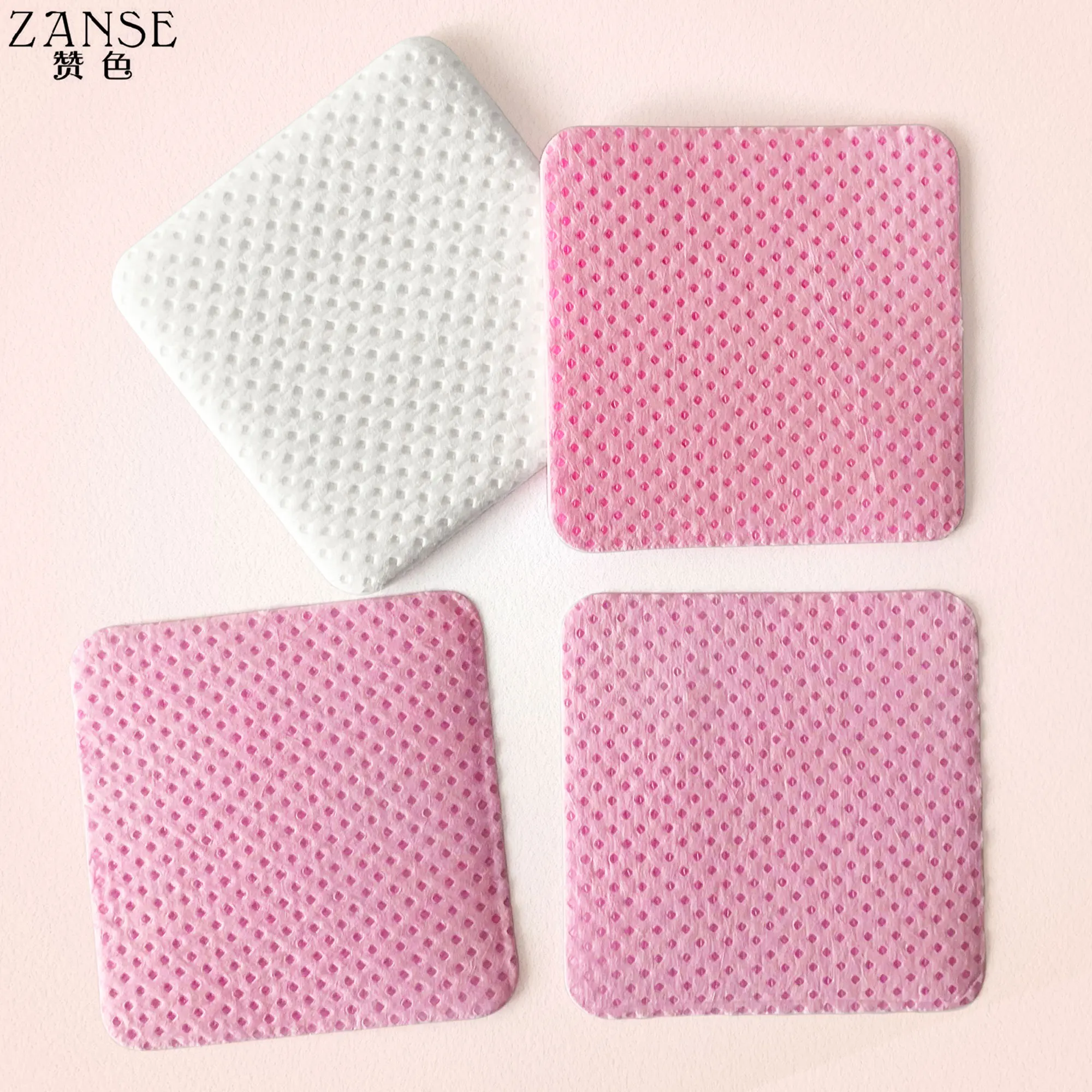 500 個ワイプ紙綿まつげグルーリムーバー糸くずの出ないネイルワイプマニキュアリムーバーまつげエクステンショングルークリーニングワイプ